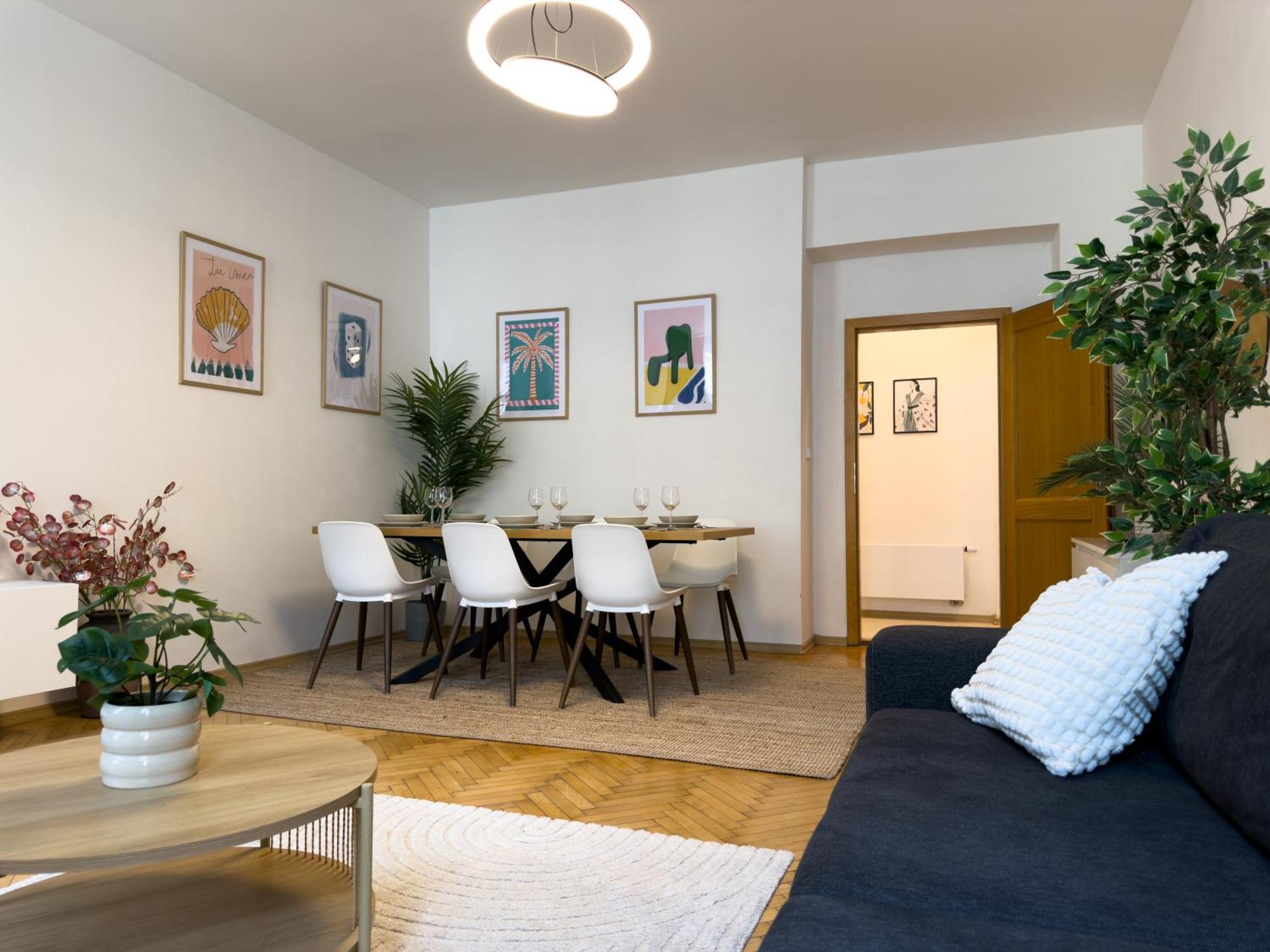 100m2 Wenceslas Comfort, 3bdr With Netflix Praga