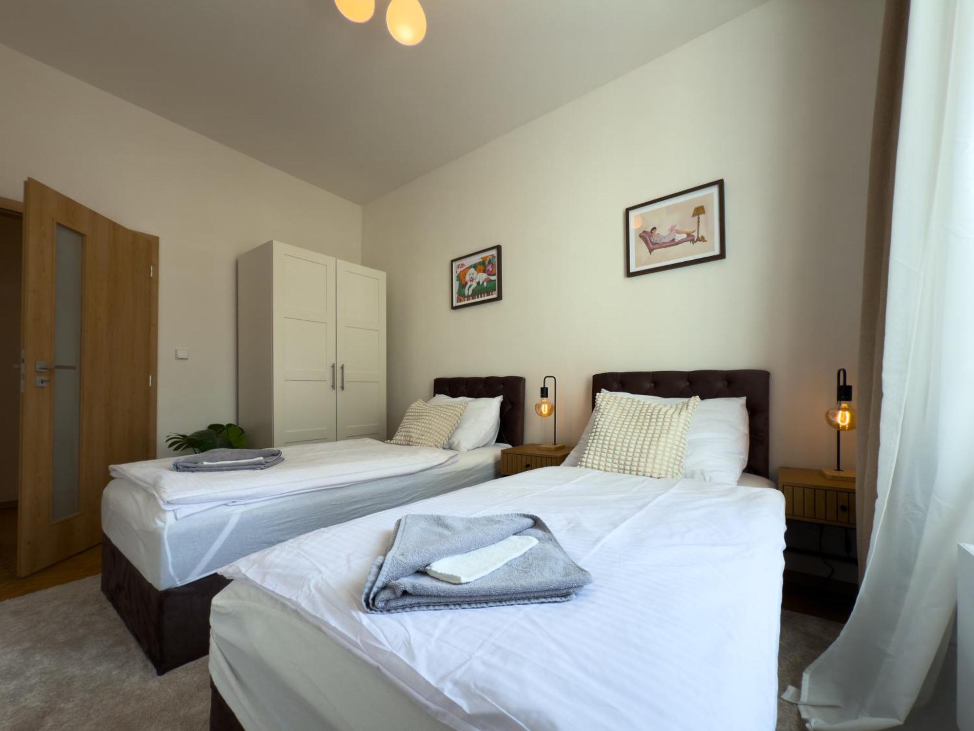 100m2 Wenceslas Comfort, 3bdr With Netflix Appartamento *